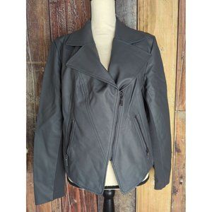 Women's Jennifer Lopez Faux-Leather Motorcycle Jacket